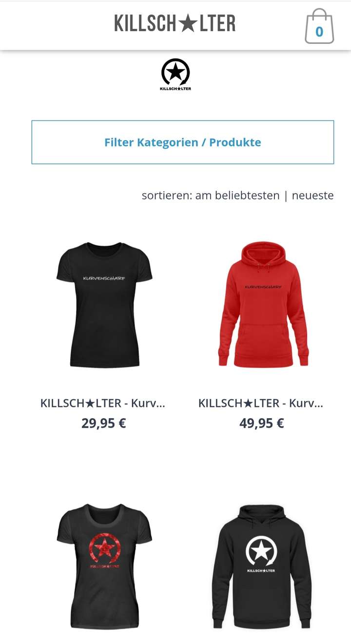 Vorschau Killschalter Shop